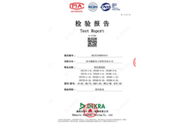 变色测温贴检验报告